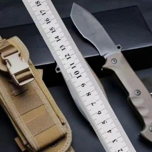 Couteau de poche pliant FOX-500 Indian Tracker personnalisable, qualité OEM, pour le camping, lame en acier à haute teneur en carbone ultra-affûtée, aluminium - Product Image 6