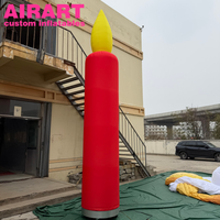 Bougies gonflables décoratives pour les fêtes, bougies gonflables décoratives pour événements