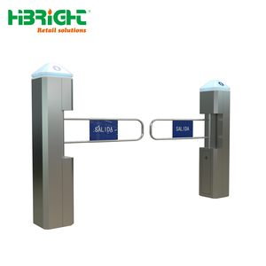 Heavy Duty Stainless Steel <b>Security</b> Swing Gate Professional One-Way Entrance System for Grocery and Hypermarket - Product Image 6