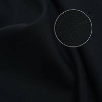 Tela coreana negra Nida al por mayor para abayas, vestidos formales de mujer, hijabs de verano, textil Marvijet Fursan, muestra gratuita.