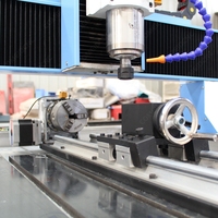 Routeur CNC 4 axes avec accessoire rotatif pour le tournage du bois 6040