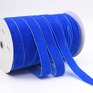 Nhà máy trực tiếp một mặt đàn hồi nhung Webbing vành đai 3-50mm xương cá tùy chỉnh Logo dệt vải dây cung đổ xô thiết kế - Product Image 4
