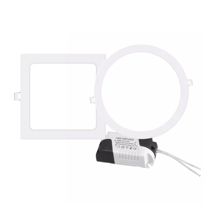 알루미늄 슬림 표면 Recessed 마운트 Frameless 패널 램프 3W 6W 9W 15W 12W 24W 18W 천장 Led 라이트 패널