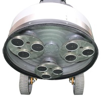 Meuleuse à béton planétaire Merrock de 25 pouces à 9 têtes avec moteur et boîte de vitesses 7500W pour sols en terrazzo