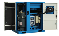 Compresseurs d'air à vis sans huile 15KW 20KW 22KW à forte demande pour découpe laser, alimentation CA 380V, usage industriel