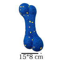 Jouet à mâcher pour chien en forme d'os à bulles, en ETPU, durable, léger, hautement élastique, résistant aux déchirures, écologique, non toxique, de petite taille