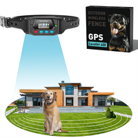 9999 Yard GPS Galileo GNSS Outdoor Drahtloses Hundezaun-Kollarsystem mit Schock/Vibrations-/Tontraining, IPX7 Wasserdicht, Kunststoff