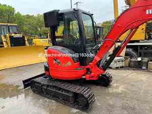 Mini-excavatrice Kubota U35 de 3,5 tonnes d'occasion, excavatrice Kubota U35-6 avec lame - Product Image 6