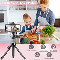 Mini microphone cravate sans fil dynamique pour iPhone Android pour connecteur de type C Modèle K9 pour l'enregistrement vidéo YouTube