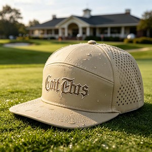 Gorra de 6 Paneles de Alta Calidad con Cierre a Presión, Impermeable, para Exteriores, con Diseño de Popelina - Product Image 3