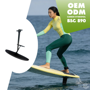 บอร์ดอีฟอยล์ BSC 890 อลูมิเนียมคาร์บอน พร้อมครีบวิง สำหรับเล่นไคท์เซิร์ฟ กระดานโต้คลื่นไฟฟ้า  กระดานโต้คลื่น  ฟอยล์เซิร์ฟ  ไฮโดรฟอยล์ - Product Image 1