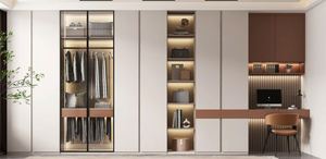 ตู้เสื้อผ้าและตู้เสื้อผ้าห้องนอนที่สวยงาม: สร้างห้องนอนที่เรียบร้อยและเป็นระเบียบด้วยระบบตู้เสื้อผ้าที่หรูหราของเรา - Product Image 5