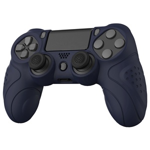 Coque de protection en silicone écologique pour manette sans fil, personnalisée, étanche, bleu nuit - Product Image 5