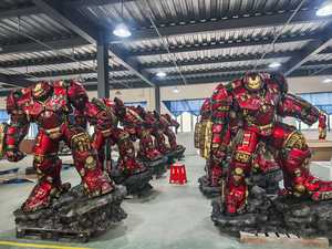 Statua in Fibra di Vetro di Supereroi Best Seller, Iron Man <span class=keywords><strong>Hulk</strong></span> Buster Mk44, Popolare <span class=keywords><strong>Action</strong></span> <span class=keywords><strong>Figure</strong></span> MK44 per Arredamento Casa - Product Image 2