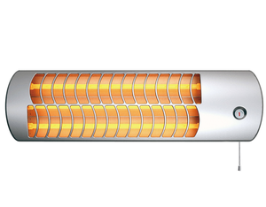 Riscaldatore Elettrico Portatile a Infrarossi al Quarzo <span class=keywords><strong>230V</strong></span> con Protezione da Surriscaldamento, Funzione Illuminazione e Telecomando, Portata 249 Piedi - Product Image 1