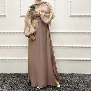Abaya Dubai Turkey เสื้อผ้าอิสลามแบบเรียบง่าย,ชุดเดรสมุสลิม Abaya สำหรับผู้หญิงทำในประเทศจีนปี2022