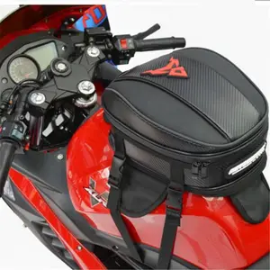 Sac de réservoir de moto imperméable sac de siège arrière durable multifonctionnel sac de casque de cavalier de haute capacité sac à dos de queue de moto