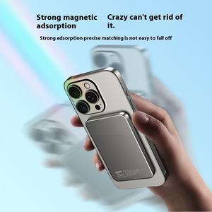 พาวเวอร์แบงค์แม่เหล็กไร้สายบางเฉียบ 8 มม. ความจุ 5000mAh รองรับการชาร์จเร็ว PD 20W และชาร์จไร้สาย 15W สำหรับอุปกรณ์มือถือ - Product Image 3