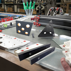 مسطرة مربعة من الرخام، مسطرة مسطحة، مسطرة زاوية قائمة، درجة 00، مسطرة متوازية من الجرانيت عالية الدقة - Product Image 1