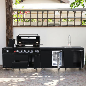 Armoires Modulaires Attachables Cuisine BBQ Extérieure Ensemble Complet pour Meubles d'Extérieur Parties Plaque Chauffante - Product Image 5