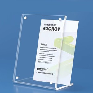 Customized <strong>A4</strong>/A5/A6 Acrylic <strong>Display</strong> Stand For Table Menu And Table Advertising Board - Product Image 2