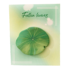 Bloc-notes adhésifs en forme de feuille d'érable pour étudiants, papier à messages réutilisable, design attrayant - Product Image 2