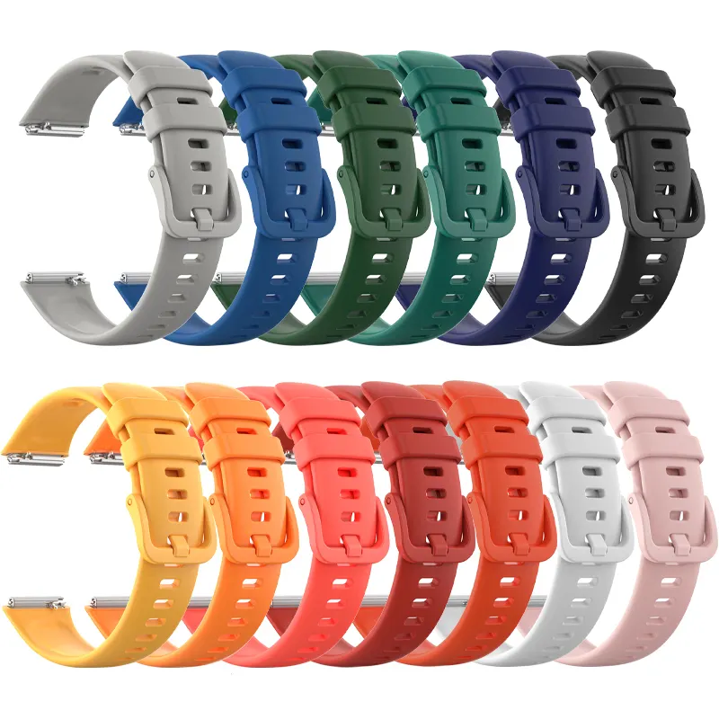 New Arrival Colorful Silicone Sports Smartwatch Band Strap Bracelet Watch Strap Silicone for Huawei Band 7 Bracelet