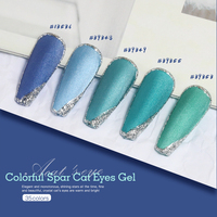 Vernis UV en gel trempé de marque privée fournisseur d'ongles en gel UV Ensemble de gels yeux de chat colorés pour longerons 36 couleurs
