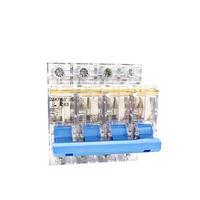 Disjoncteur miniature (MCB) DZ47-63 C63 à boîtier plastique, protection contre les fuites, triphasé quatre fils, 6kA 400V