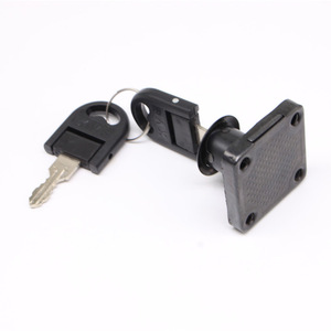 <b>Square</b> Tongue Lock Cold Rolled Steel 138-22 Drawer Cabinet Door Lock With Plastic <b>Keys</b> Durable Office Furniture Lock - Product Image 2