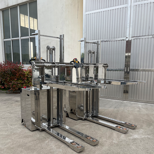 Huize高負荷容量電気304ステンレススチールスタッカー - Product Image 3