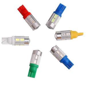 Ampoules LED T10 Wedge 5630 10SMD DC12V 6SMD Blanc Silice 6000K 194 pour Plafonnier de Voiture et Clignotant Latéral – Produit Neuf - Product Image 5