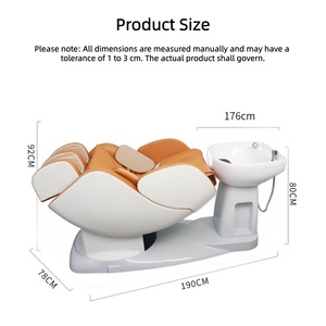 Sillón Reclinable para Lavado de Cabello con Lavacabezas Integrado, Mobiliario para Salón y Spa, Venta al por Mayor - Product Image 6