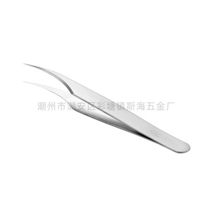 Pince à épiler en acier inoxydable doré, finition or rose électrolytique irisé de précision, extensions de cils dorées, accessoires pour ongles - Product Image 5