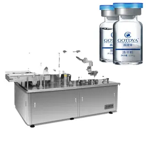 10ml Vial Liquid Filling Stopper And Capping Machine Automatic bottle Powder Filling capping machine for 1 g