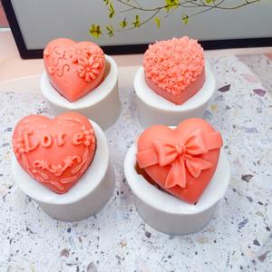 Molde de Silicona con Forma de Corazón de Rosa para Hacer Velas, Jabones, Chocolate, Fondant, Manualidades, Regalos de Boda, Decoración del Hogar, Hecho a Mano - Product Image 3