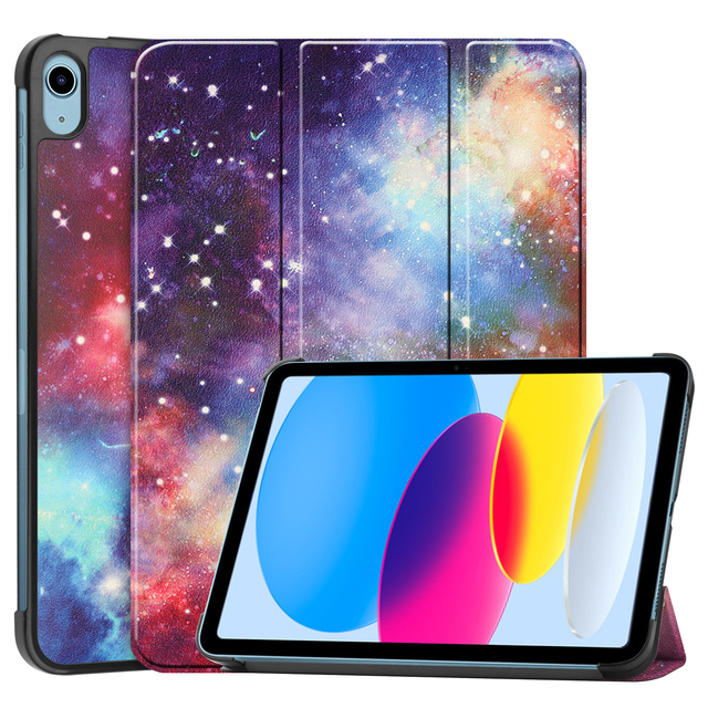 Tablet Case for Apple iPad 10 2022 10th Cases for iPad 10th Generation Smart PU Leather Book Cover Auto Sleep Funtion 10.9 Inch