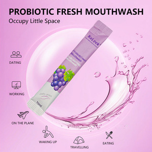 Keleek Vitality Grape Probiotische Mundspülung Alkoholfrei Tragbare Erfrischende Minze Mundmikrobiom-Balance Frischer Atem Strips 10ml * 5 - Product Image 6