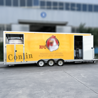 Kebab-Anhänger, Imbisswagen für Hot Dogs, Voll Ausgestatteter Pizza-Truck mit Ofen zum Verkauf