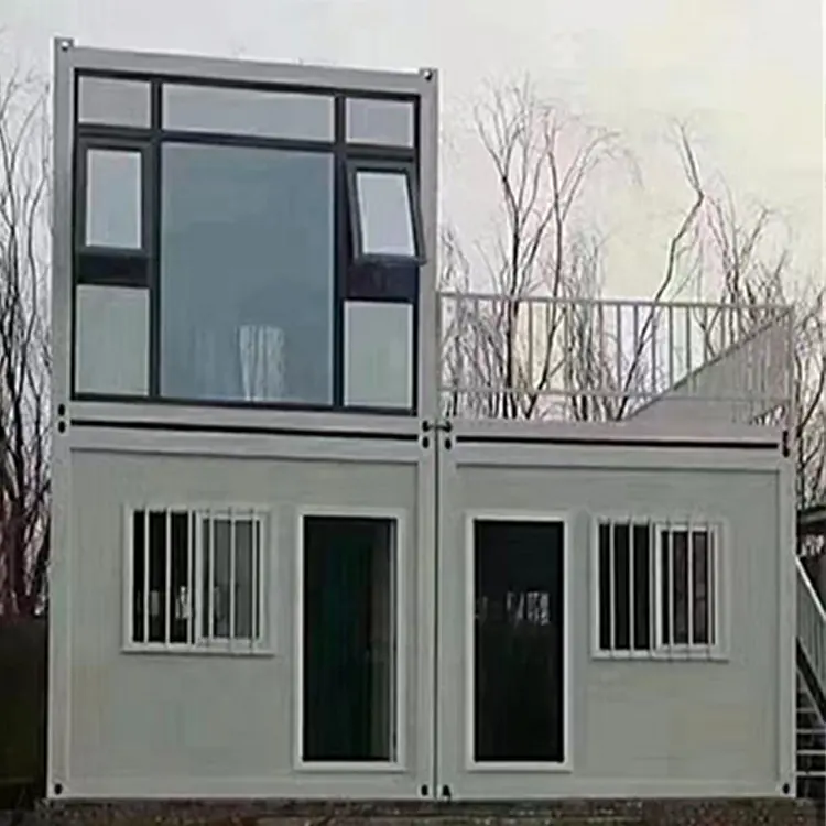 Moderne Luxe Prefab Opvouwbare Container Huis Draagbare Geprefabriceerde Woning Met 5 Slaapkamer 3 Badkamer