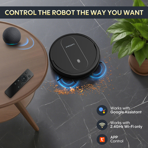 Robot Aspirador 3 en 1 de 5000 Pa con Función Húmedo/Seco, Recarga Automática, Diseño Antienredos, para Uso en Hoteles, Hogares y Pelo de Mascotas - Product Image 3