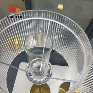 SMOOTH Metal <b>Candle</b> <b>Holder</b> Stand Table Centerpiece Vintage Gold Taper <b>Candle</b> <b>Holders</b> Pillar Candelabra - Product Image 4