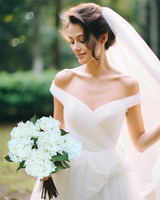 Großhandel Handgefertigte Moderne Grüne Hortensien Große Köpfe Künstliche Seidenblumen Einzelstiel Kunstblumen für Hochzeit Heim Party Dekoration
