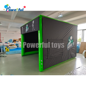 <span class=keywords><strong>Tente</strong></span> <span class=keywords><strong>gonflable</strong></span> portative de cage de frappe de golf de logo personnalisé de pièce d'enceinte de réception de golf - Product Image 6