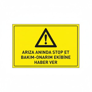 Panneau de signalisation routière réfléchissant d'arrêt immédiat pour véhicule en cas de panne, pour notification de maintenance et de réparation - Product Image 4