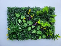 Bas Prix En Plastique PE UV Certifié Mur Usine Ventes Directes Décor Plantes Artificielles Décoratives-Arbustes & Herbe Type Décoratifs