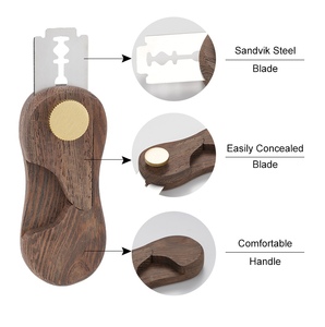 سكين شق الخبز من خشب الجوز لتقطيع الخبز الدنماركي والباغيت، أداة للمطبخ لصنع العجين وأدوات الخبز والمعجنات - Product Image 3