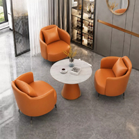 Ensemble canapé simple et table basse pour hôtel, réception, réunion et bureau, table de négociation pour bureau de vente