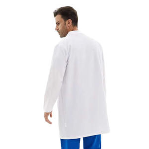Nouvelle blouse de laboratoire pour hommes d'été en tissu tricoté de haute qualité de couleur vive Logo personnalisable pour les infirmières médecins personnel médical - Product Image 6