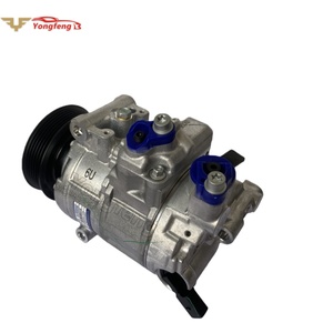 Compresseur de climatisation de voiture 12V 7SEU17C 8PK pour Benz W220 S600 AMG 001-230-1111 447170-9901, état neuf - Product Image 2